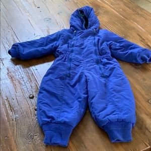 Lands' End Kids Blue Snowsuit